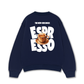 Áo Sweater Nỉ Hai Da Espresso