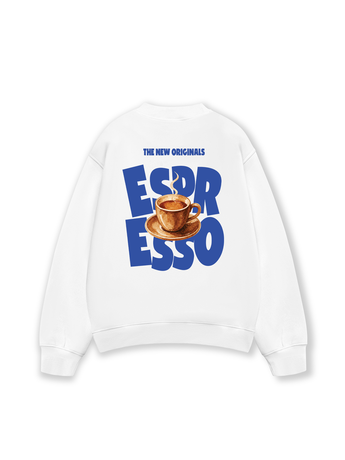 Áo Sweater Nỉ Hai Da Espresso