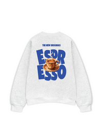 Áo Sweater Nỉ Hai Da Espresso