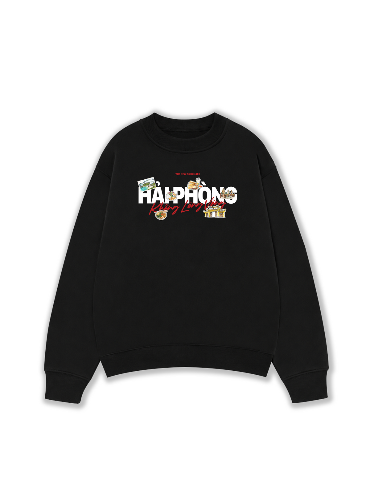 Áo Sweater Nỉ Hai Da Hải Phòng Không Lòng Vòng