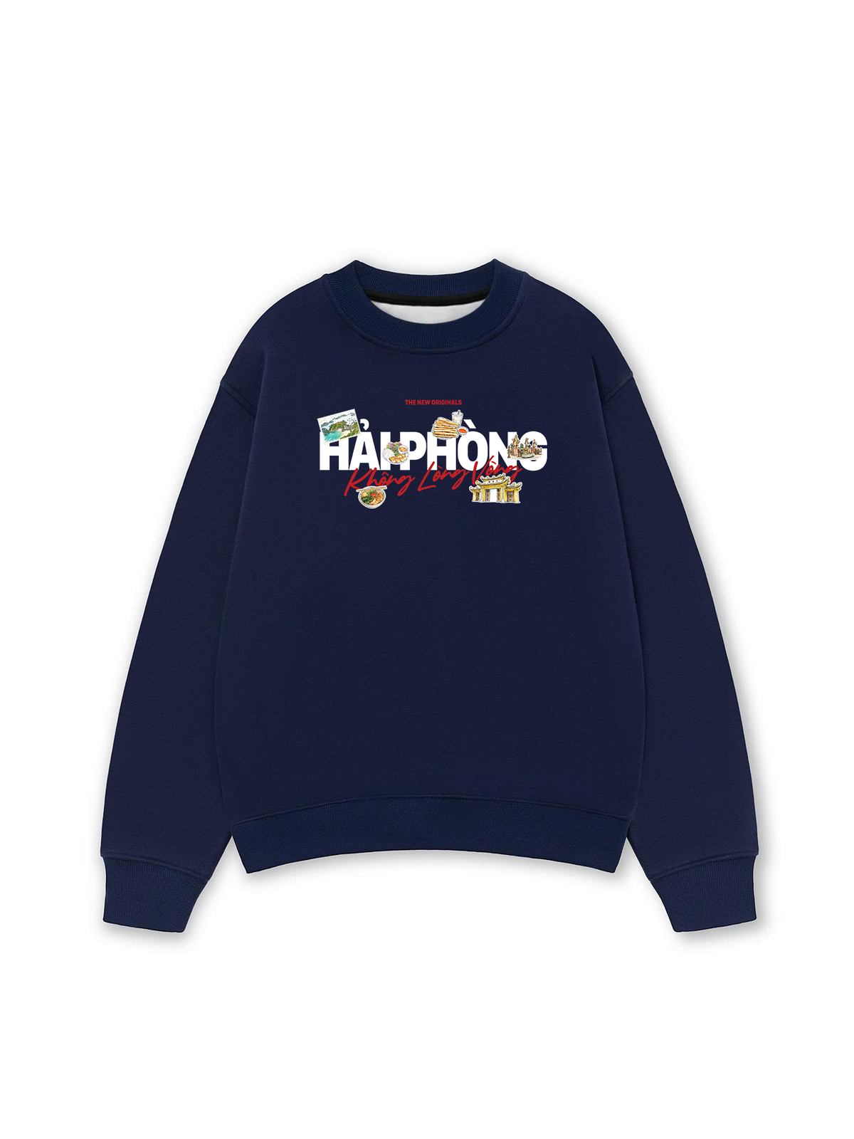 Áo Sweater Nỉ Hai Da Hải Phòng Không Lòng Vòng