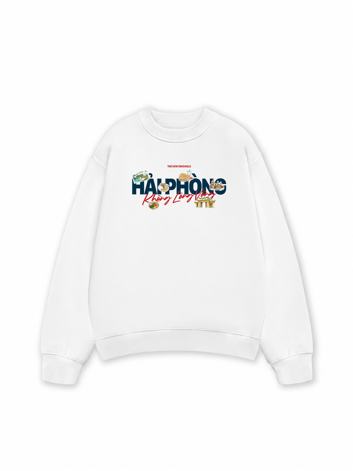 Áo Sweater Nỉ Hai Da Hải Phòng Không Lòng Vòng