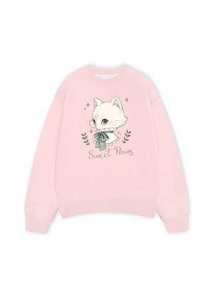 Áo Sweater Nỉ Hai Da Sweet Paws