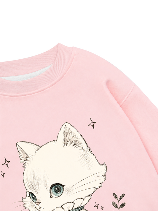 Áo Sweater Nỉ Hai Da Sweet Paws