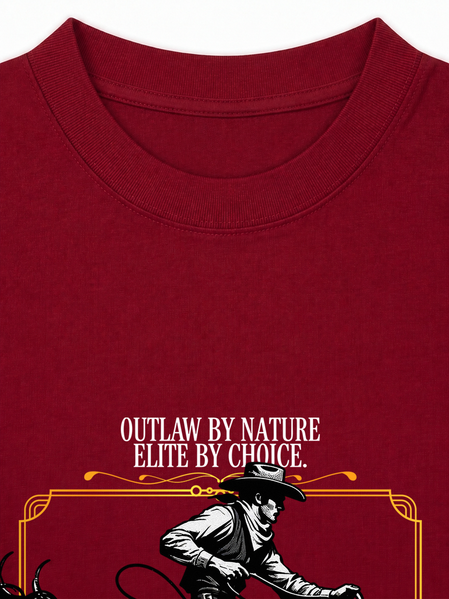 Áo Thun Relaxed Fit The Bad Horse Outlaw By Choice