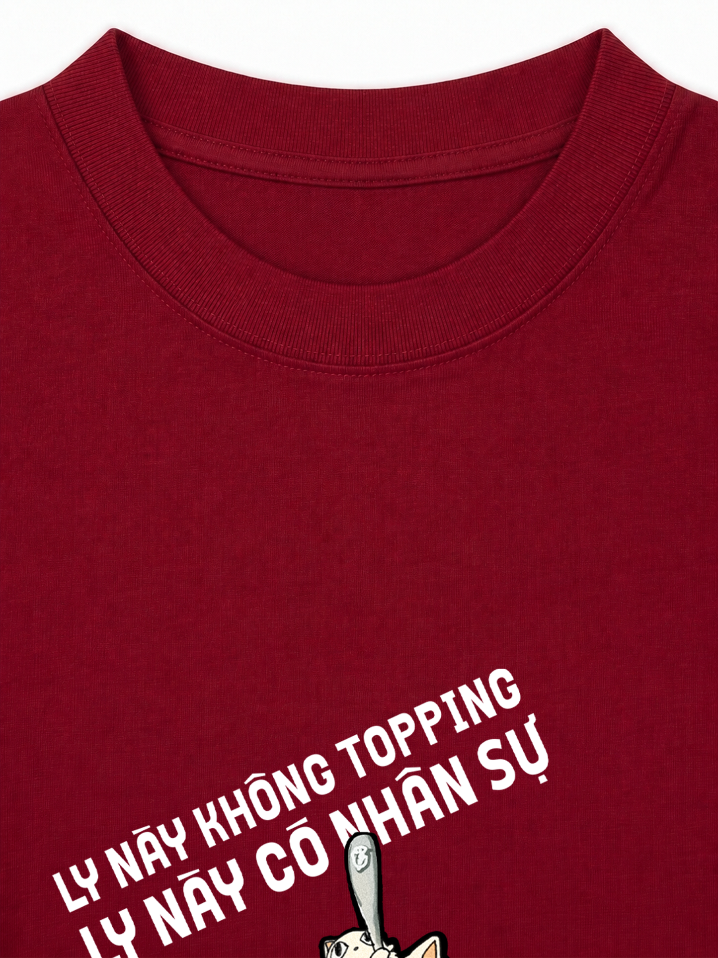 Áo Thun Relaxed Fit Hội Mèo Topping hơi quậy