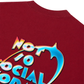 Áo Thun Relaxed Fit Not So Social Today Neon Holographic