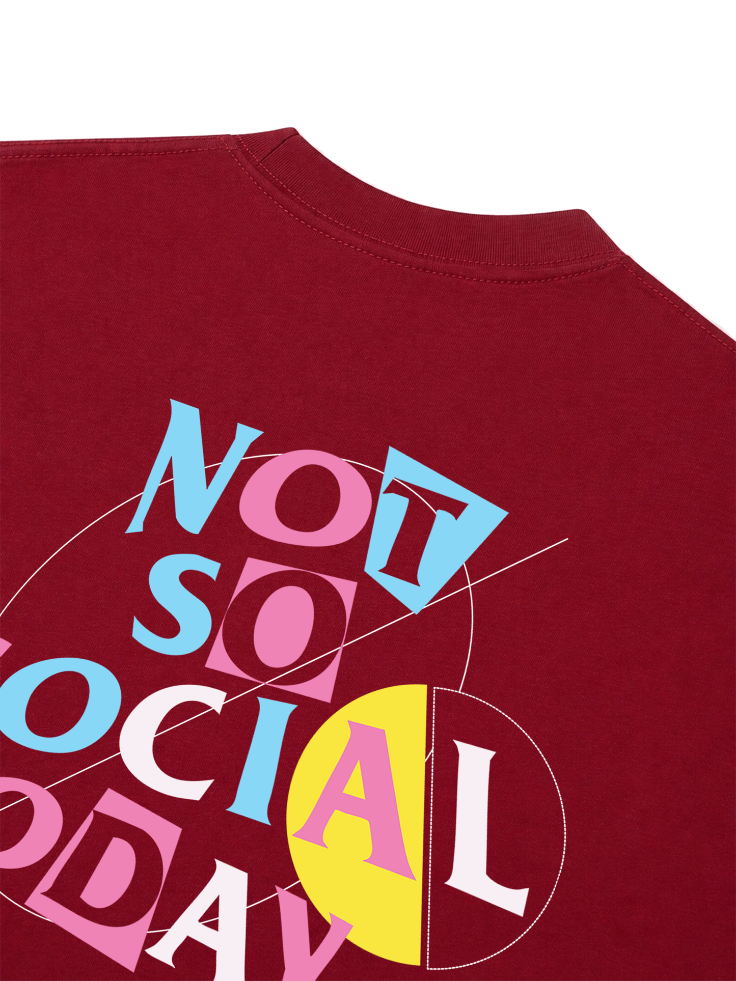 Áo Thun Relaxed Fit Not So Social Today Abstract Introvert