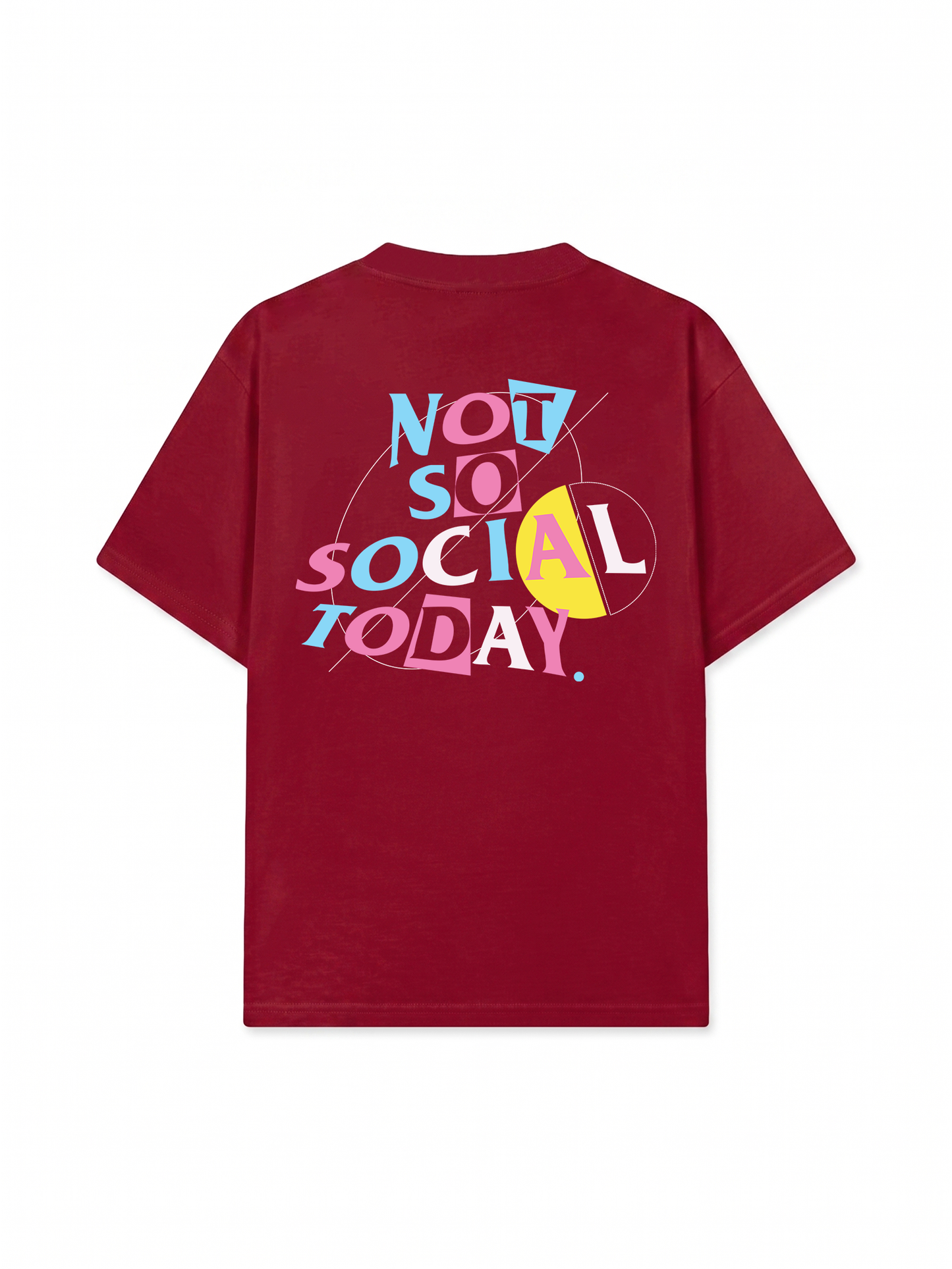 Áo Thun Relaxed Fit Not So Social Today Abstract Introvert