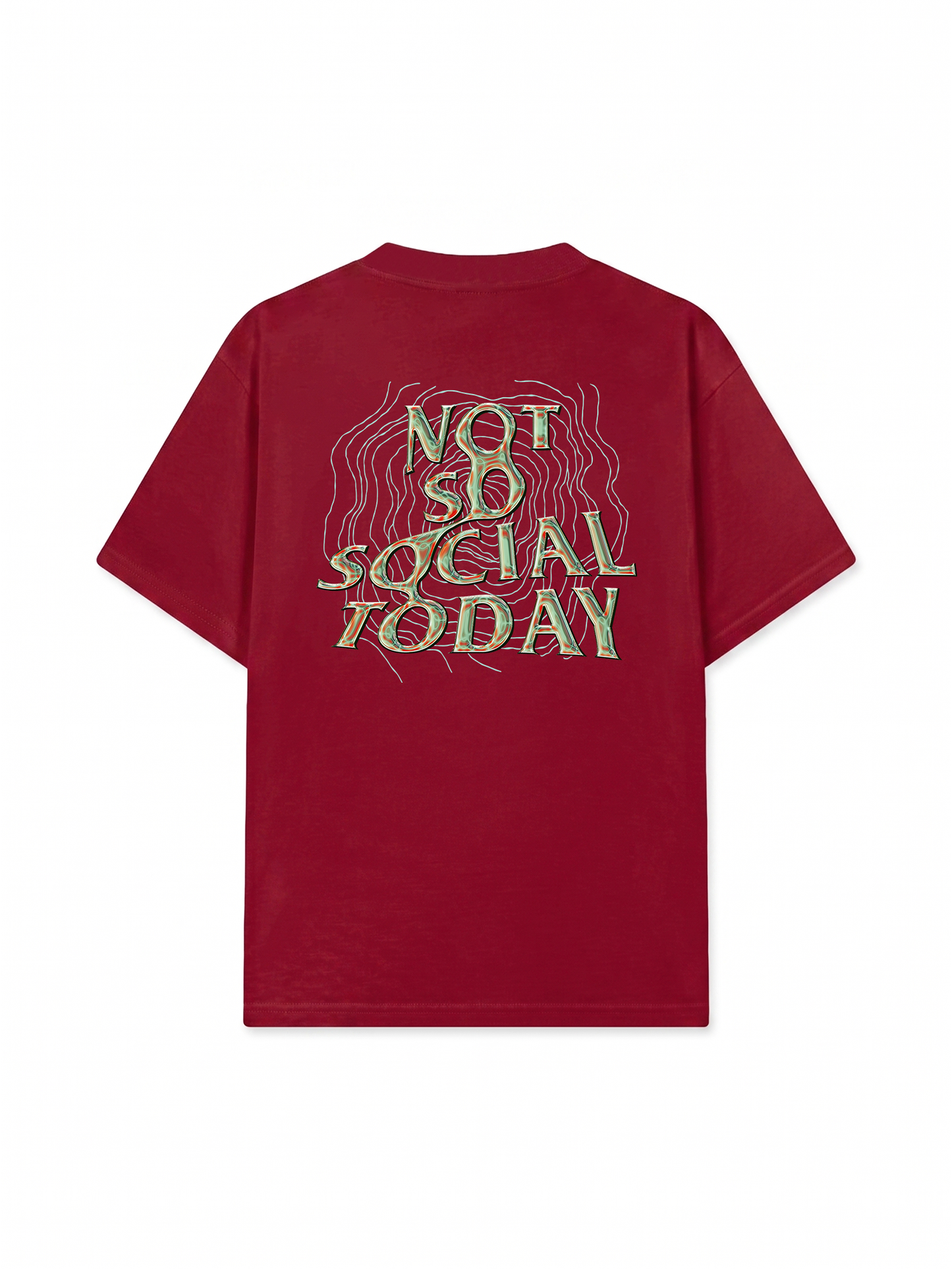Áo Thun Relaxed Fit Not So Social Today Ripple