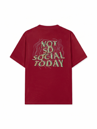 Áo Thun Relaxed Fit Not So Social Today Ripple