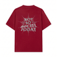 Áo Thun Relaxed Fit Not So Social Today Silver Glitter