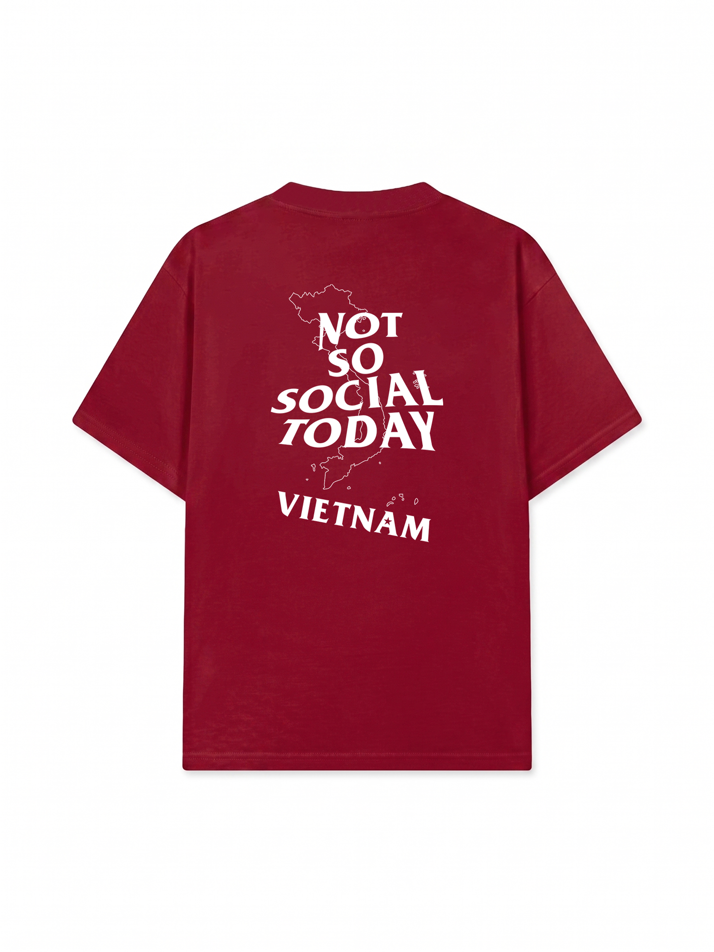 Áo Thun Relaxed Fit Not So Social Today Vietnam