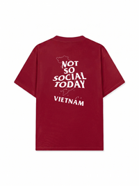 Áo Thun Relaxed Fit Not So Social Today Vietnam