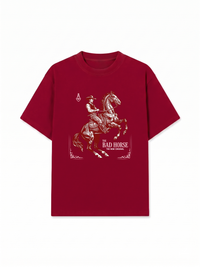 Áo Thun Relaxed Fit The Bad Horse Ace of Heart