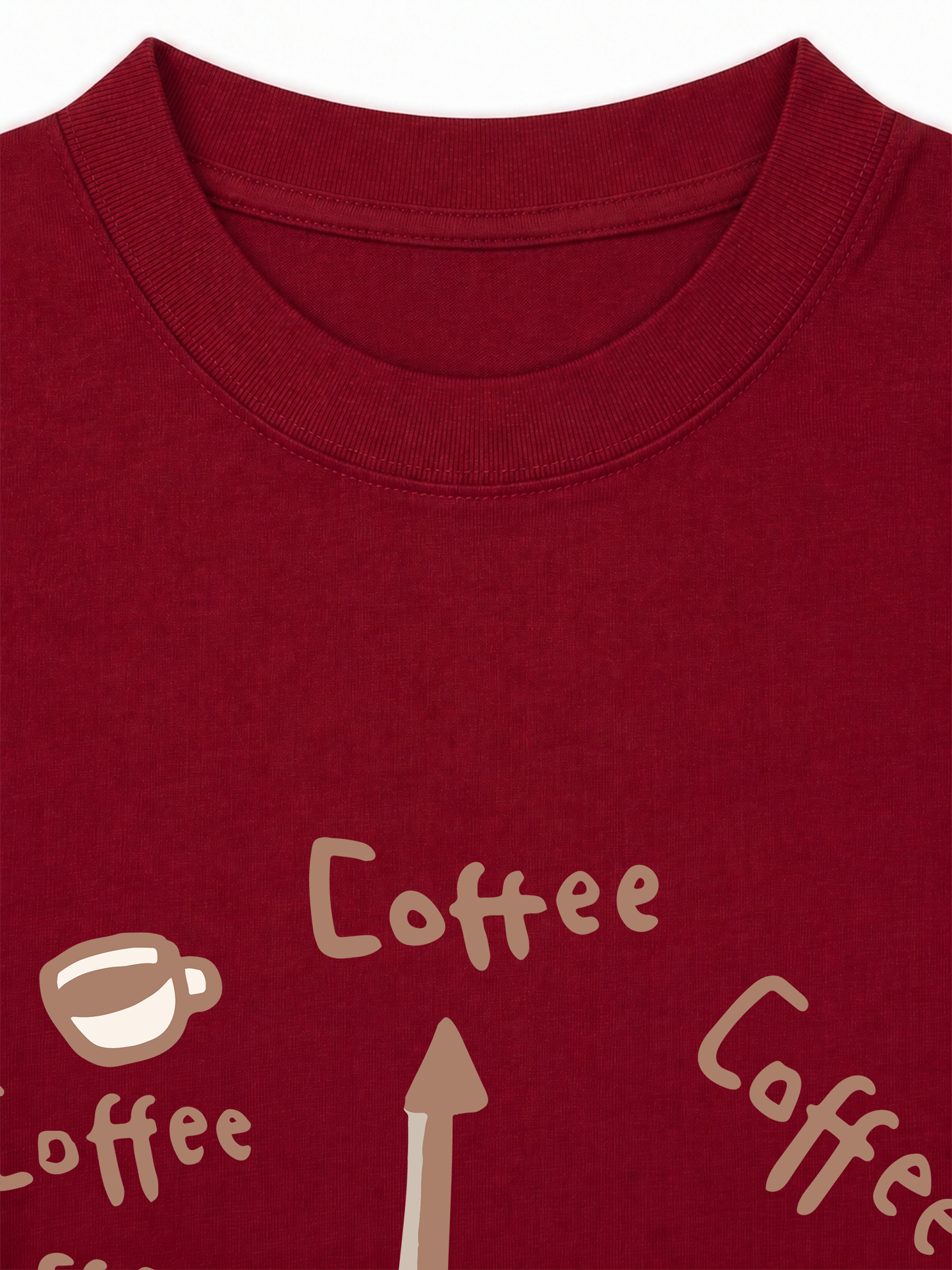 Áo Thun Relaxed Fit Coffee Clock
