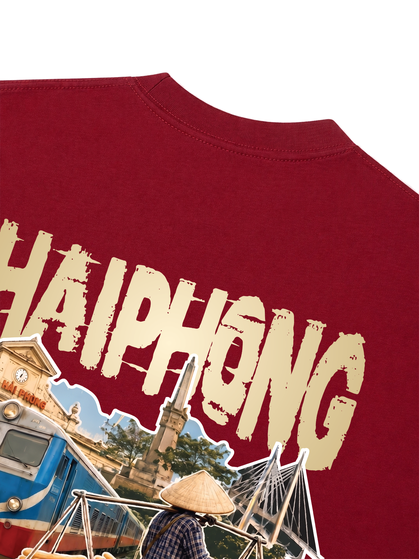 Áo Thun Relaxed Fit Vintage Hai Phong
