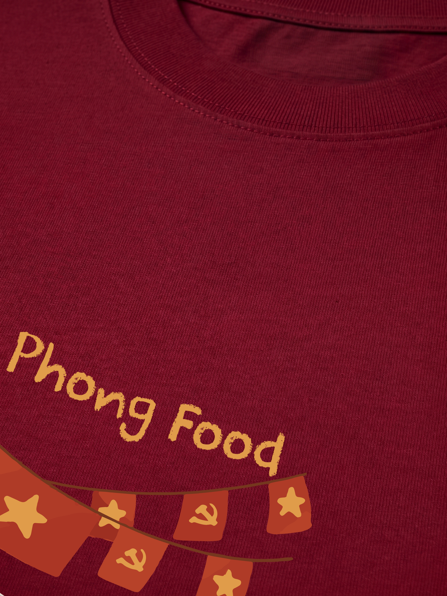 Áo Thun Relaxed Fit Hai Phong Food Phố Cột Đèn