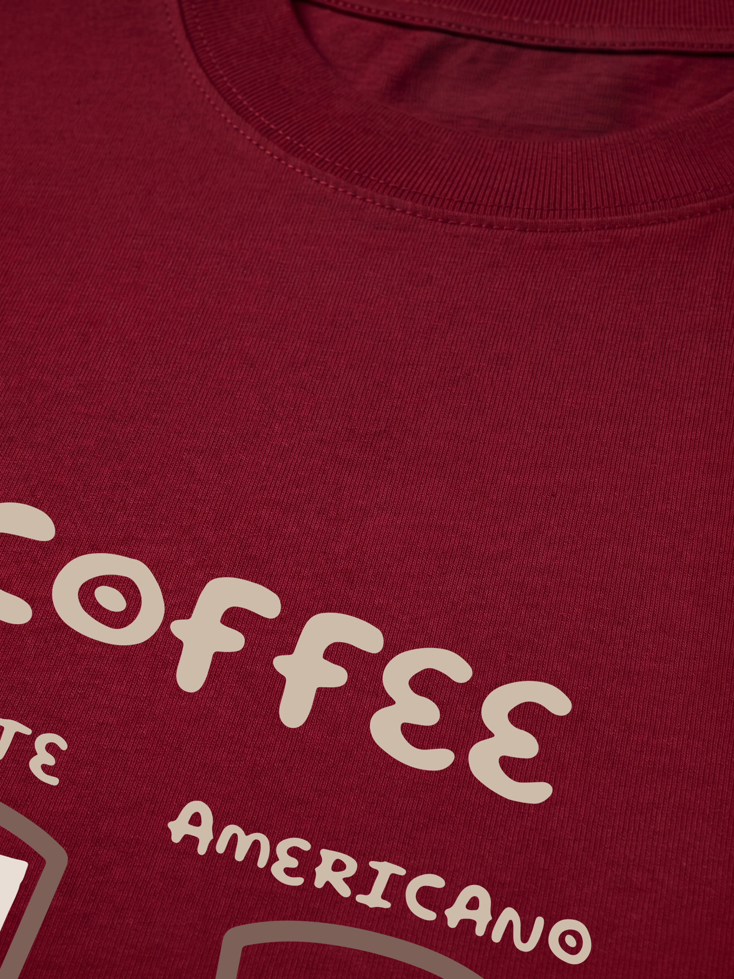 Áo Thun Relaxed Fit Latte Americano Capuccino Mocha