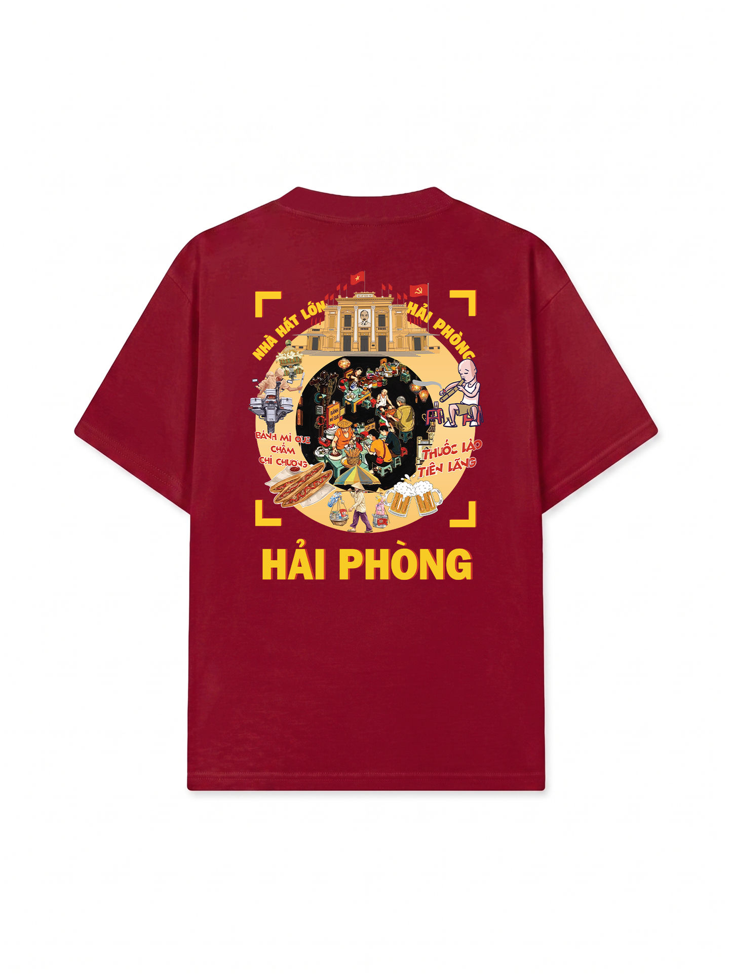 Áo Thun Relaxed Fit Hai Phong Street Life