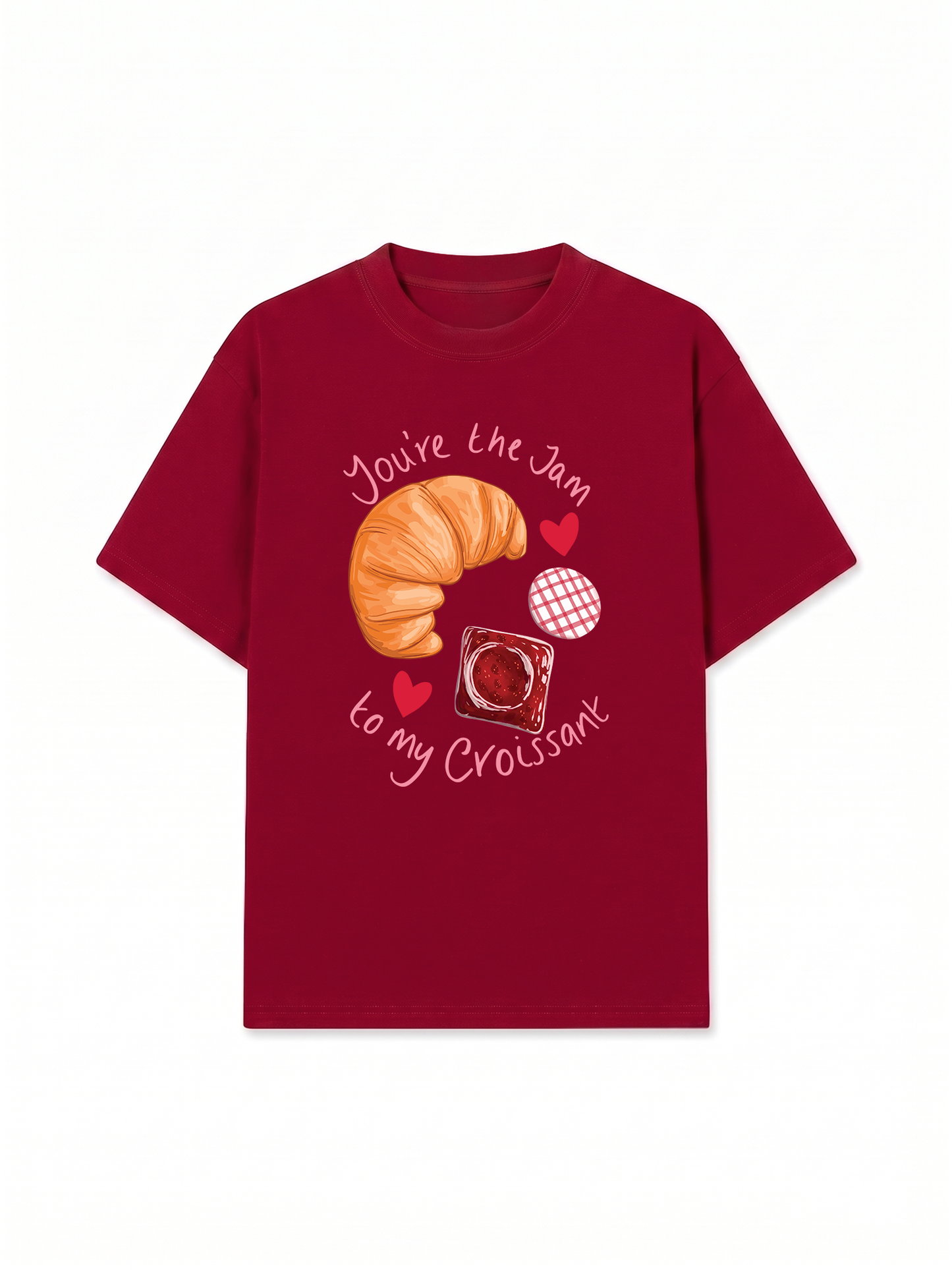 Áo Thun Relaxed Fit Sweet Pastry You're The Jam To My Croissant