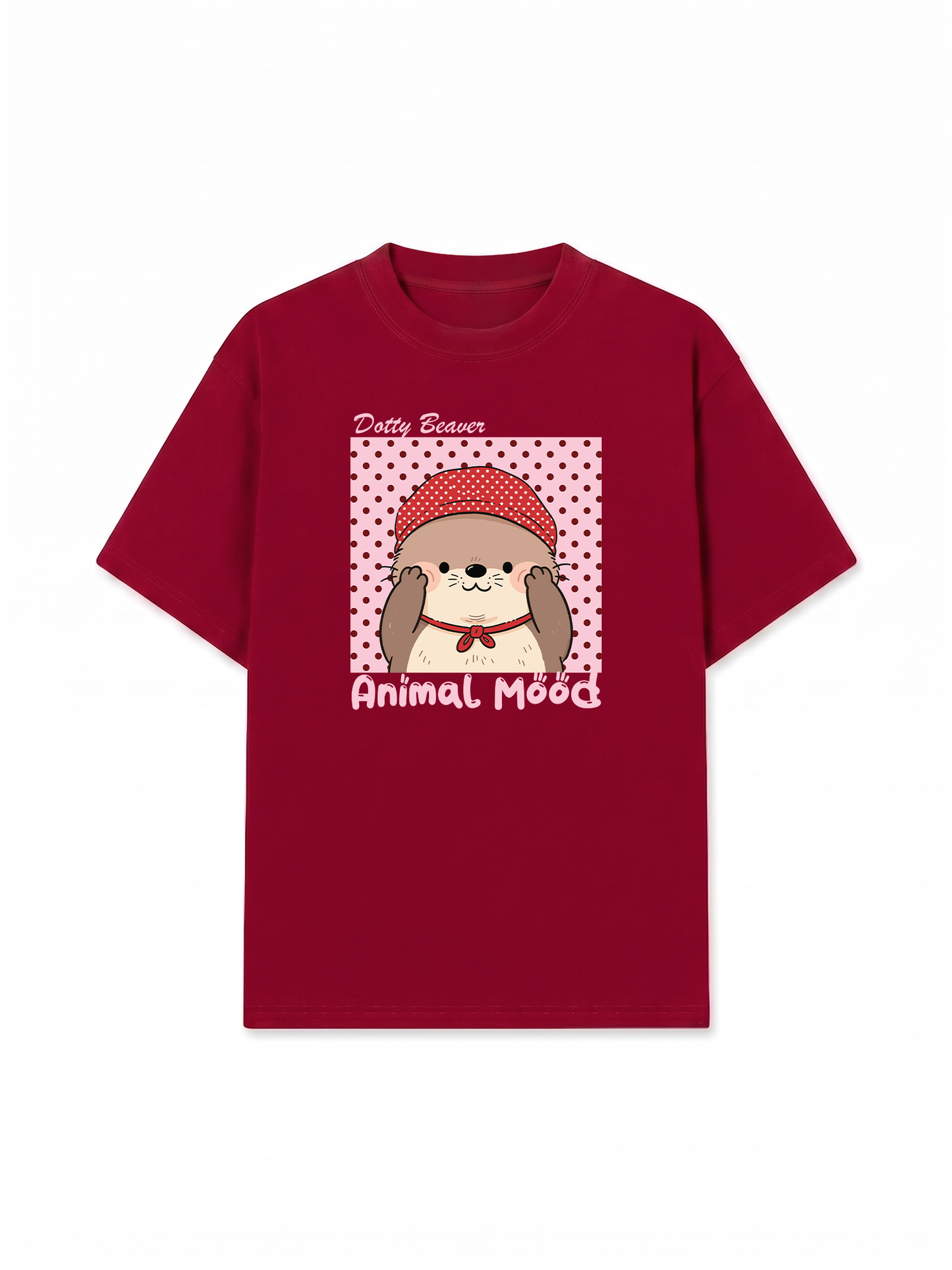 Áo Thun Relaxed Fit Animal Dotty Beaver