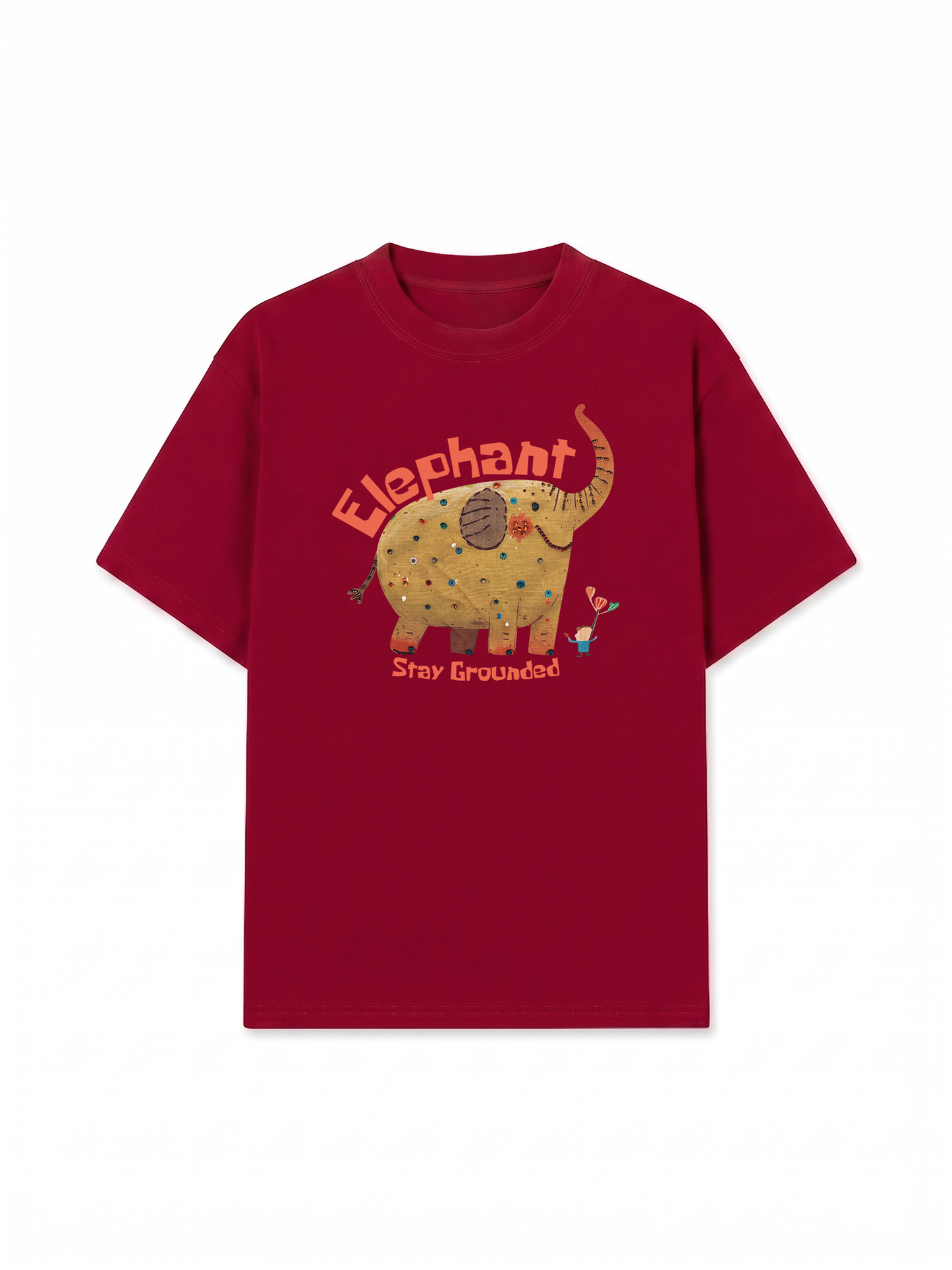 Áo Thun Relaxed Fit Animal Elephant