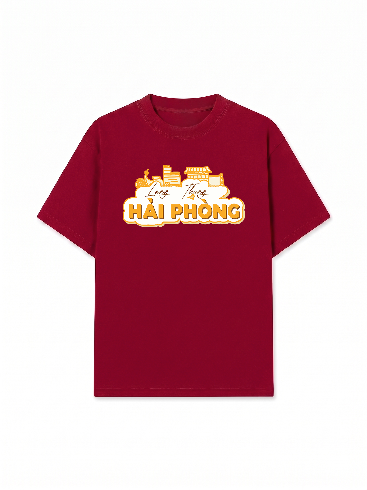 Áo Thun Relaxed Fit Lang Thang Hải Phòng