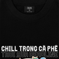 Áo Thun Relaxed Fit Hội Mèo Chill trong Cà Phê