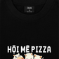 Áo Thun Relaxed Fit Hội Mèo Mê Pizza