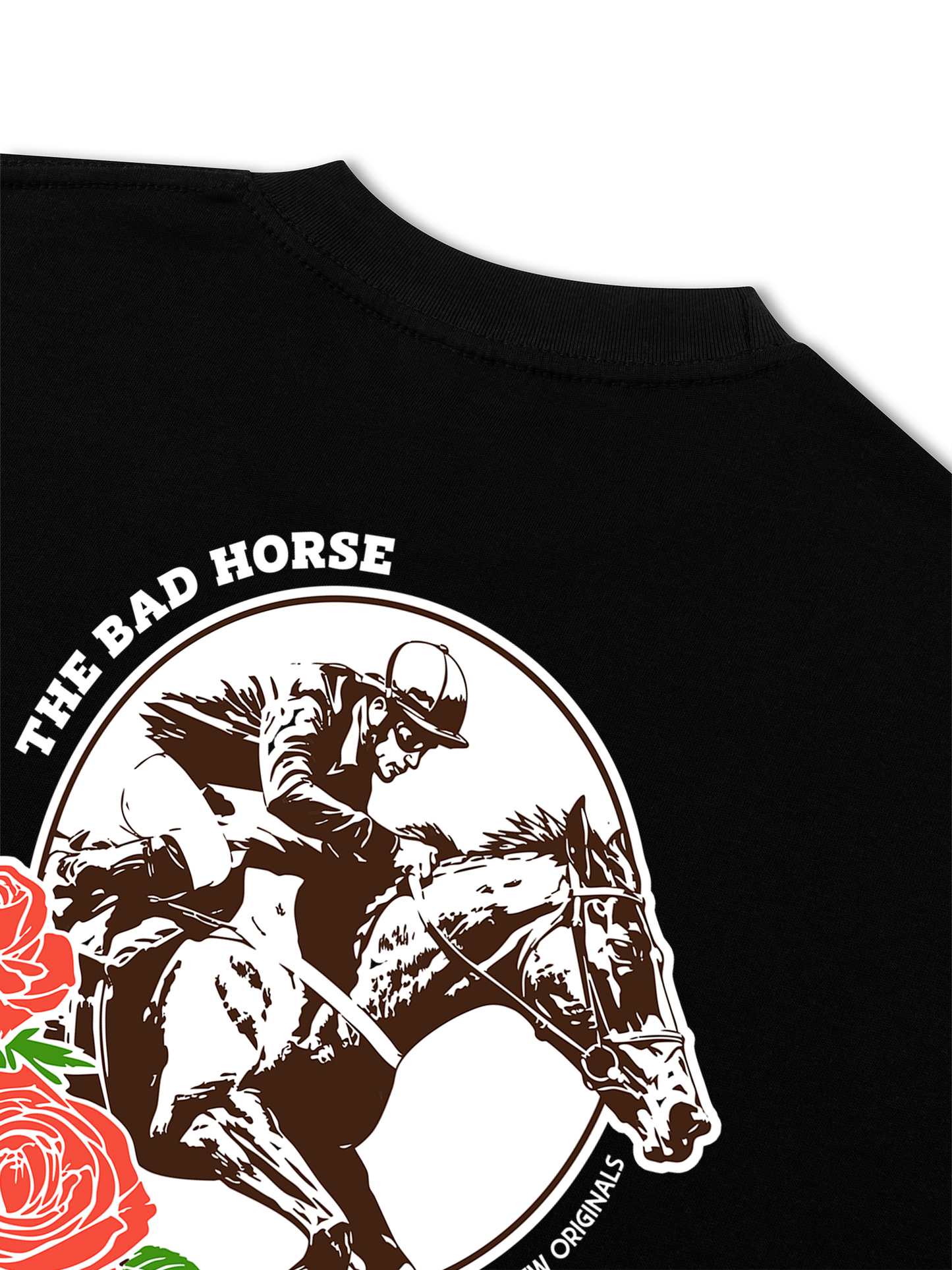 Áo Thun Relaxed Fit The Bad Horse Roses Group