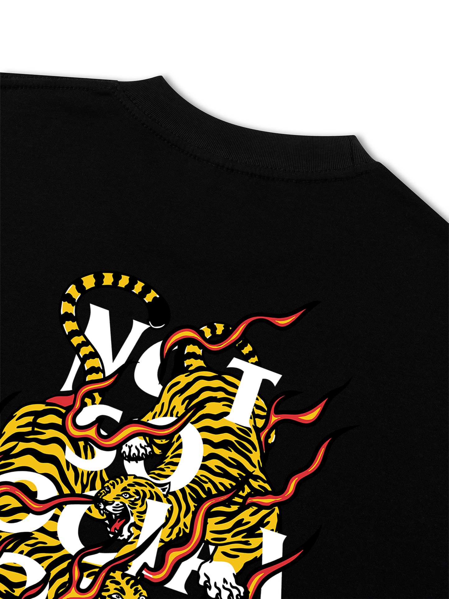 Áo Thun Relaxed Fit Not So Social Today Tiger Heat