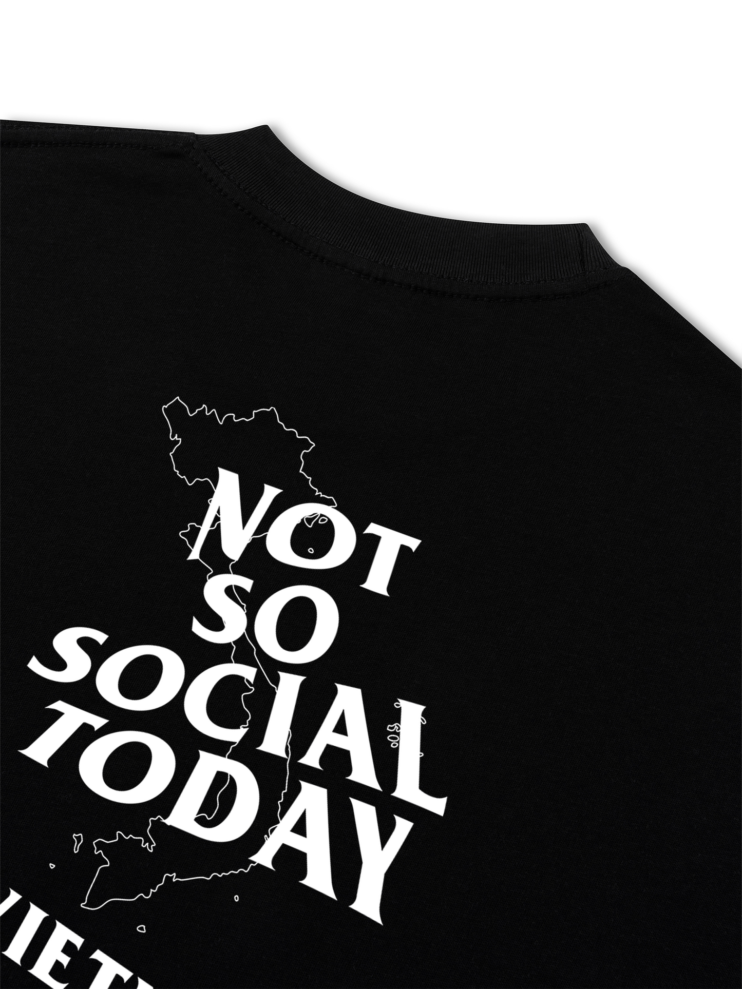 Áo Thun Relaxed Fit Not So Social Today Vietnam