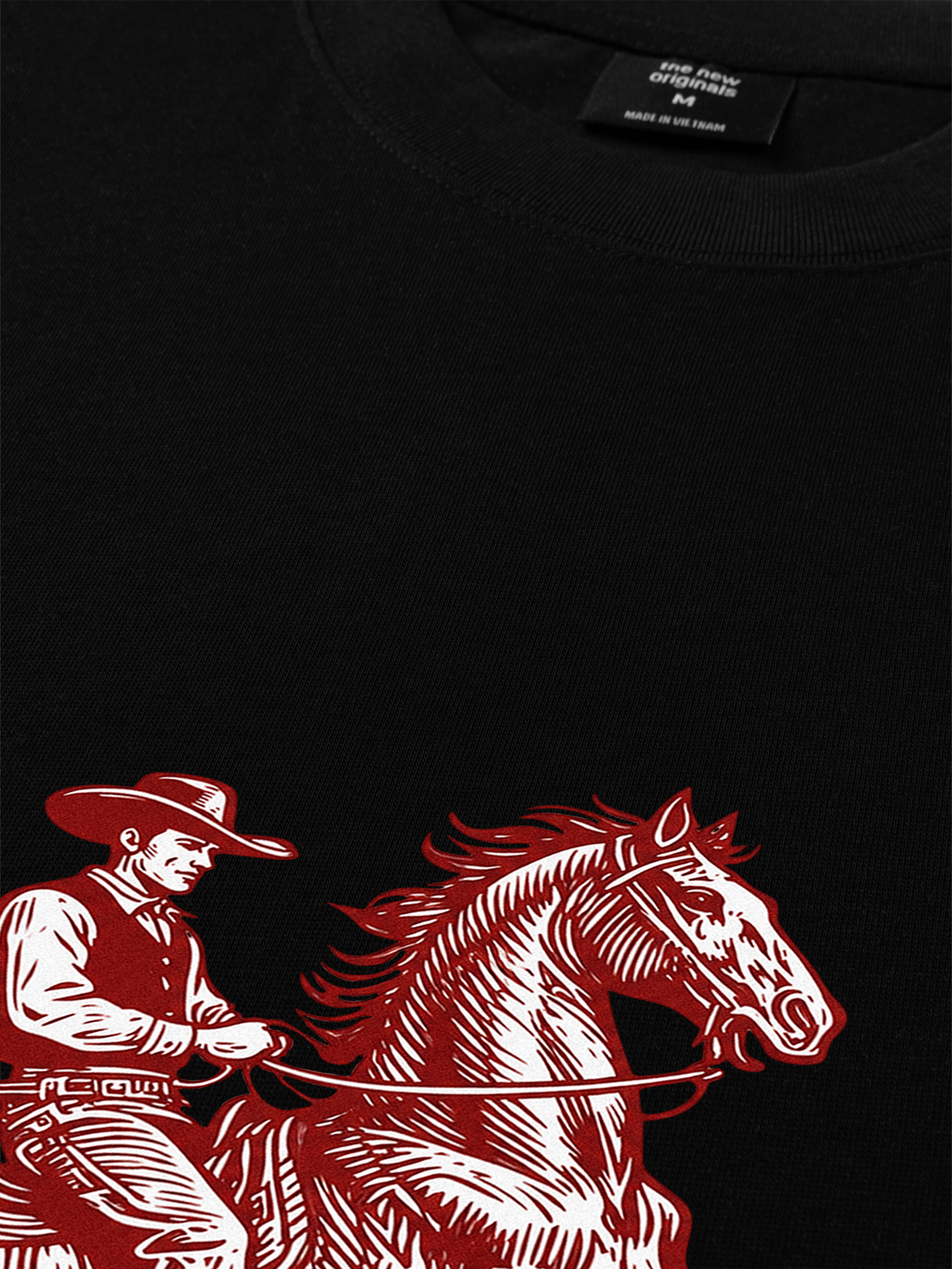 Áo Thun Relaxed Fit The Bad Horse Ace of Heart