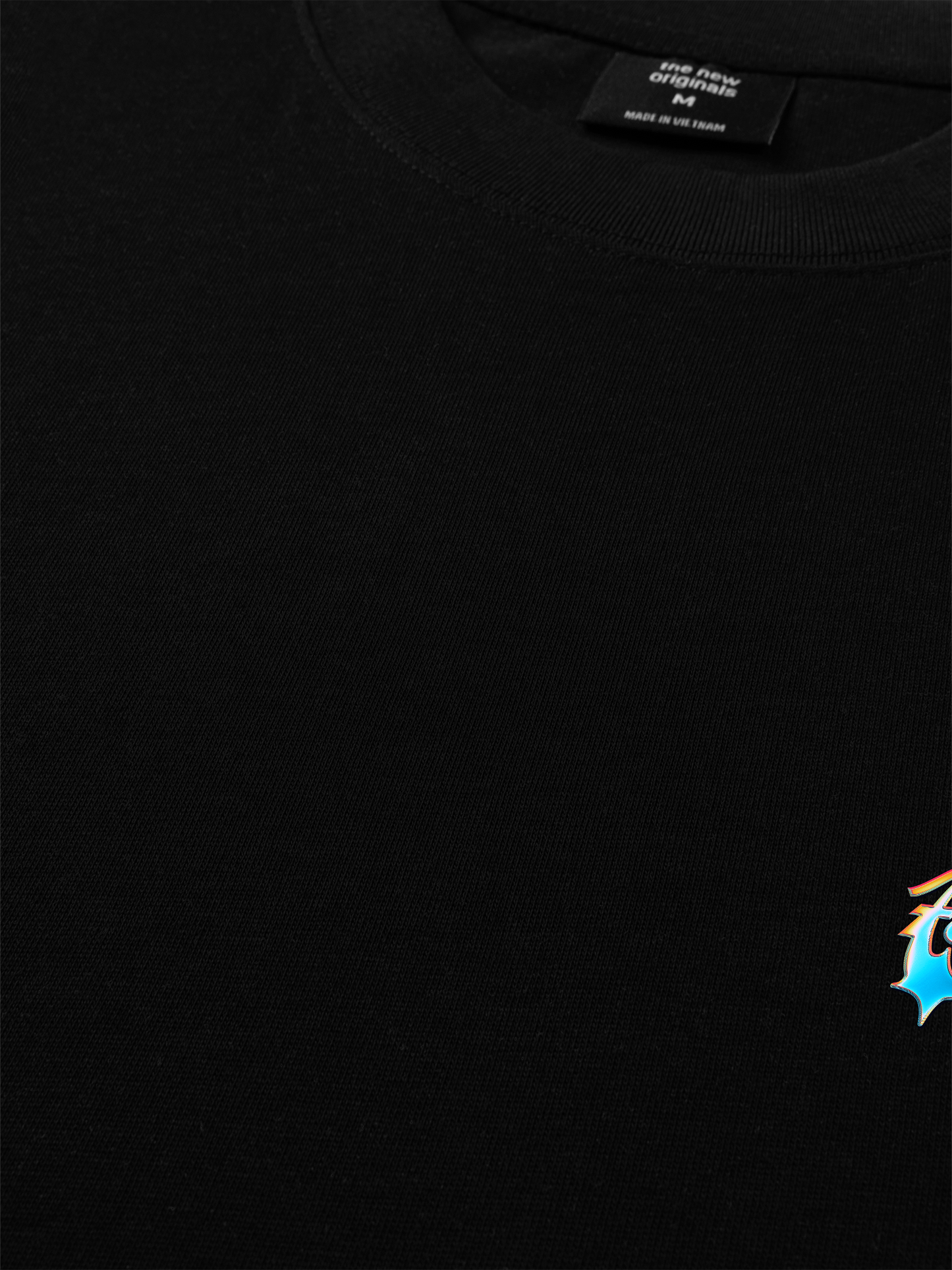 Áo Thun Relaxed Fit Not So Social Today Neon Holographic