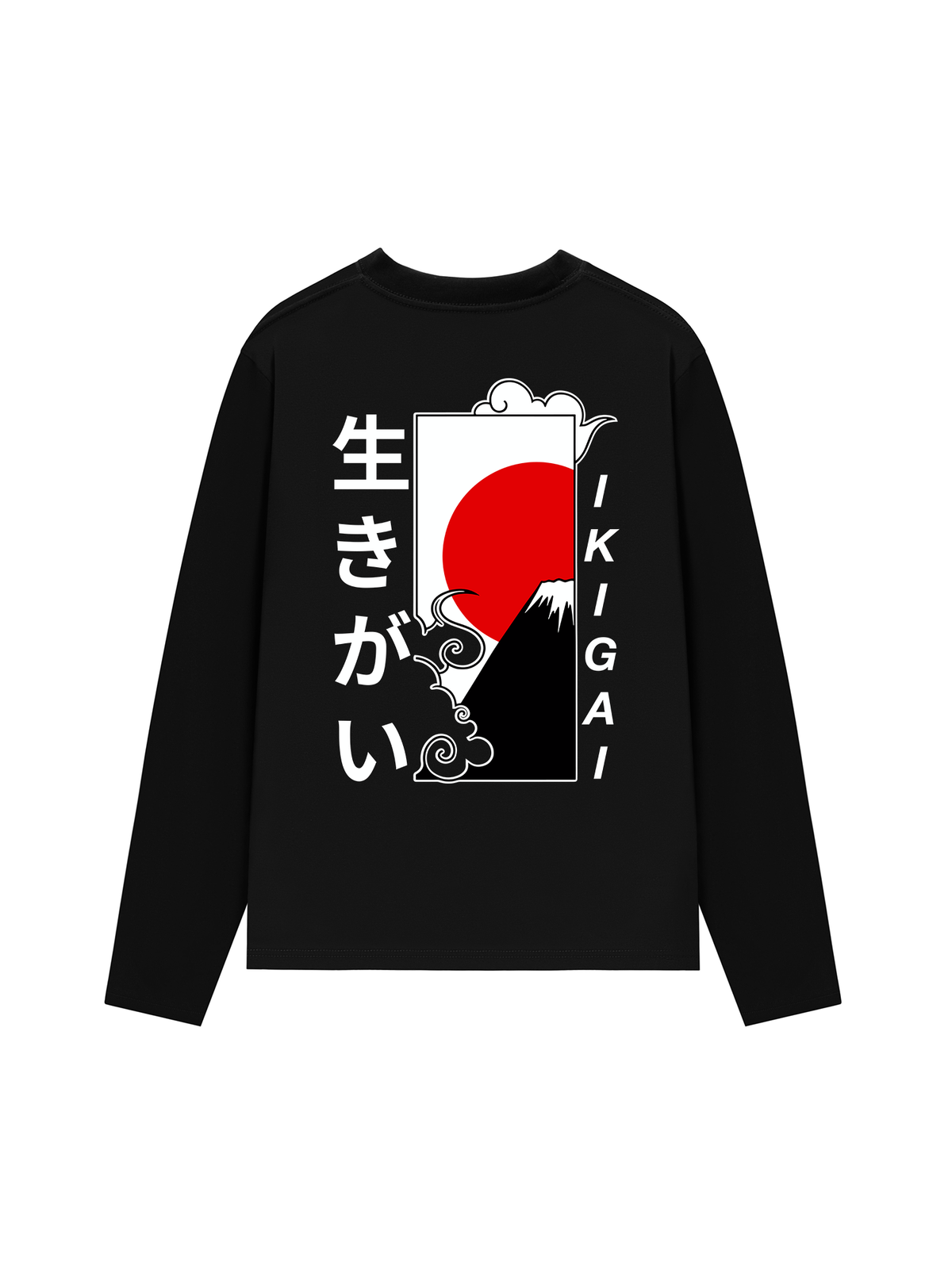 Áo Thun Dài Tay Ikigai Fuji & Rising Sun Tee