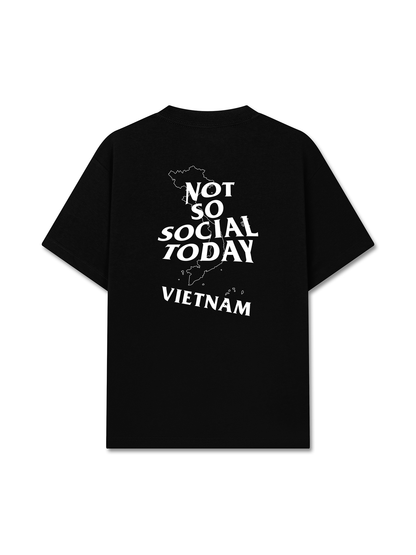 Áo Thun Relaxed Fit Not So Social Today Vietnam
