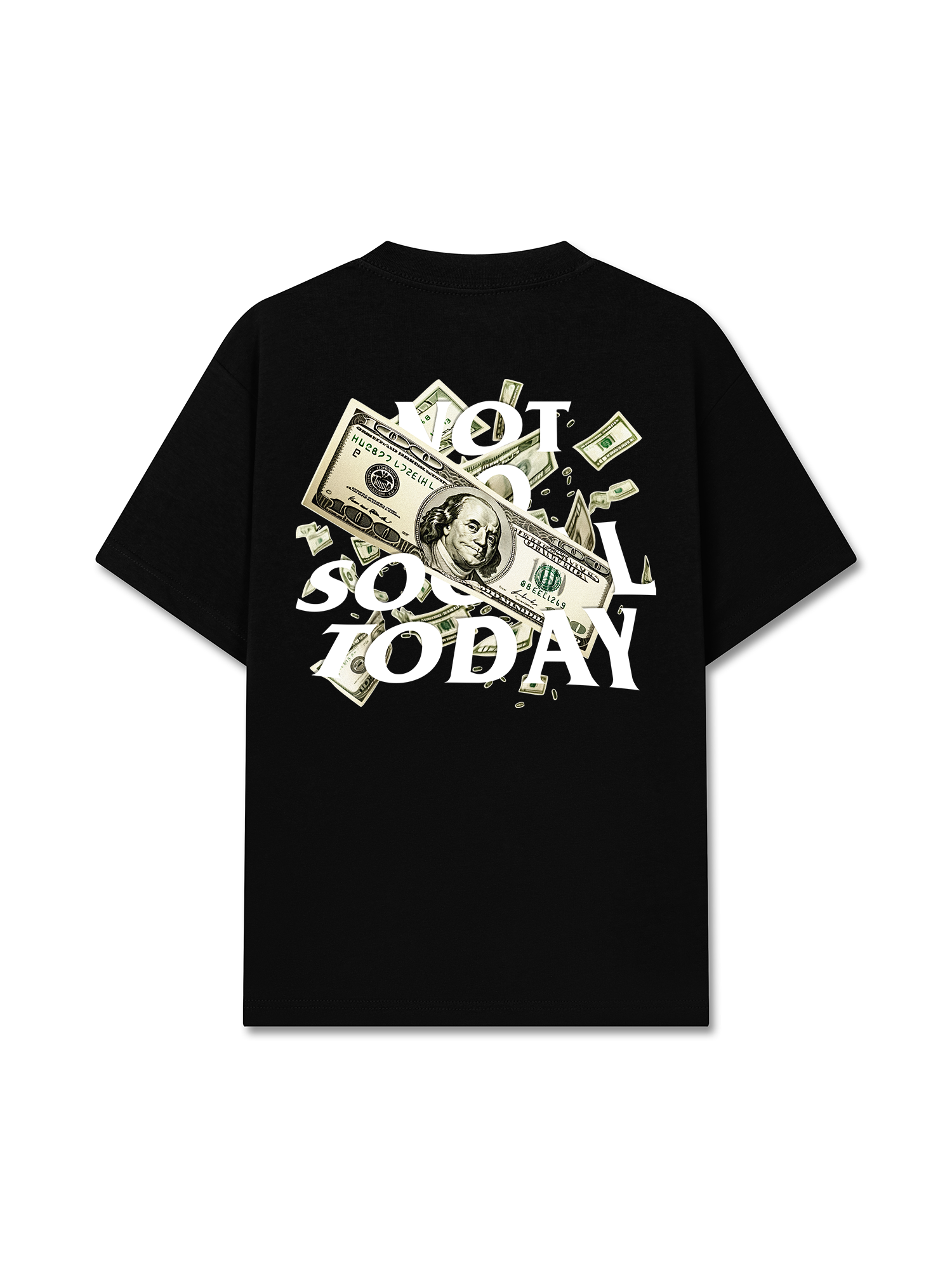 Áo Thun Relaxed Fit Not So Social Today Millionaires