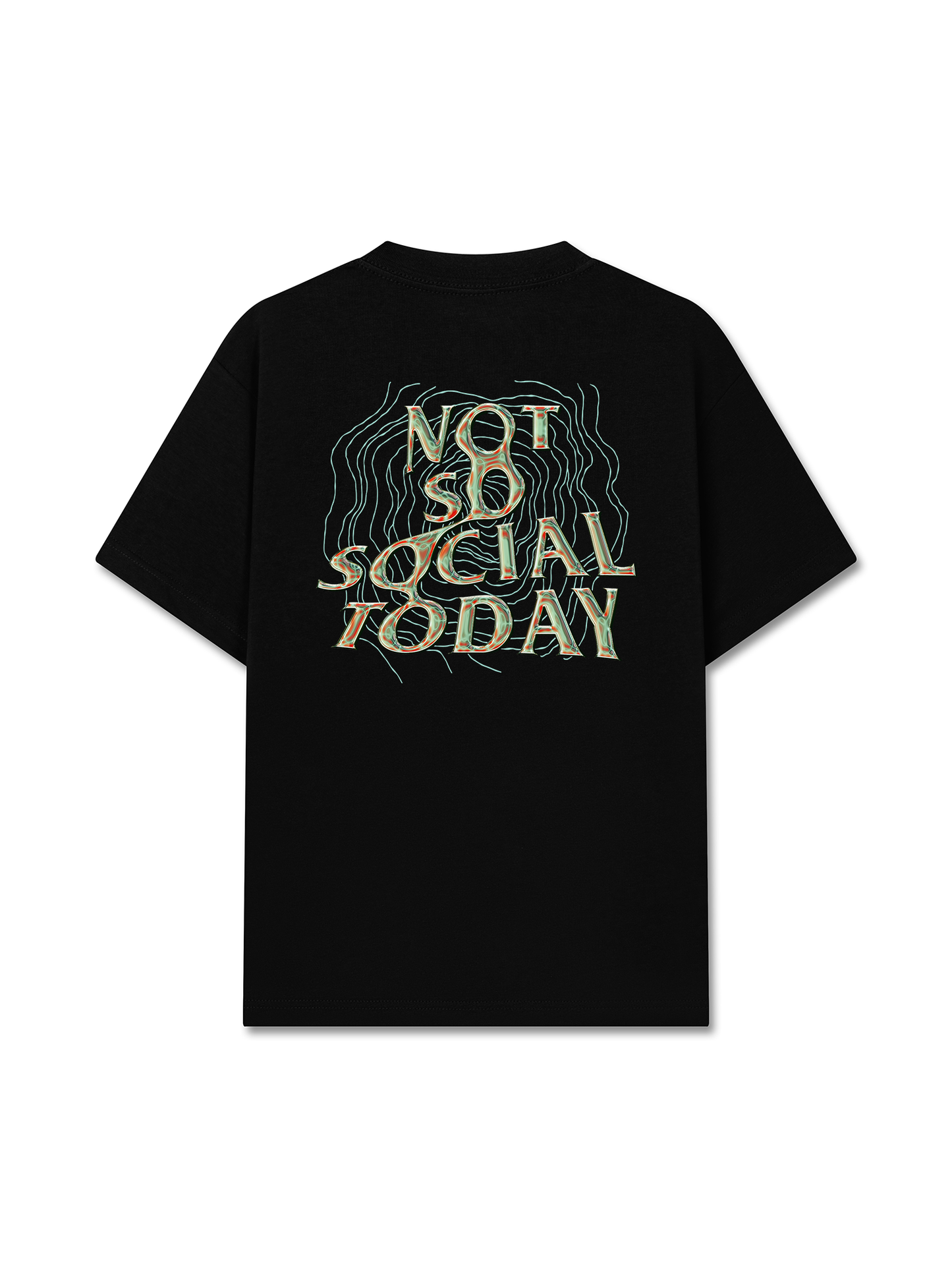 Áo Thun Relaxed Fit Not So Social Today Ripple
