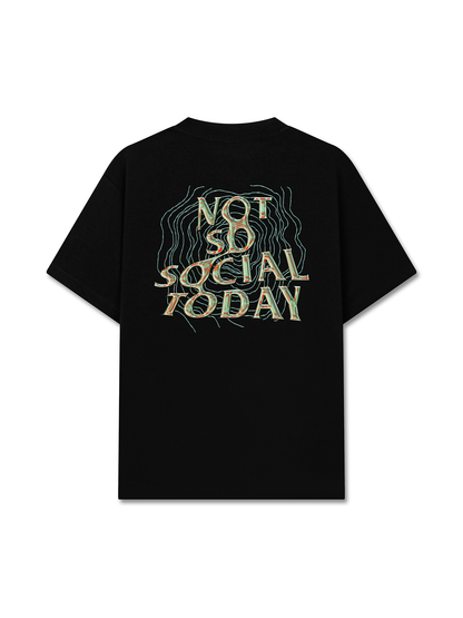 Áo Thun Relaxed Fit Not So Social Today Ripple