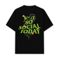 Áo Thun Relaxed Fit Not So Social Today Cherry Snake