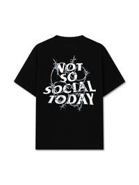 Áo Thun Relaxed Fit Not So Social Today Bobwire