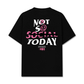 Áo Thun Relaxed Fit Not So Social Today Sprayed