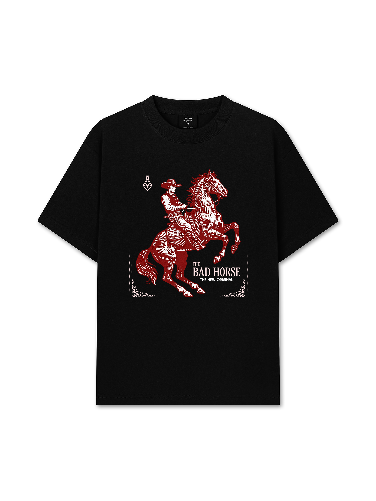 Áo Thun Relaxed Fit The Bad Horse Ace of Heart
