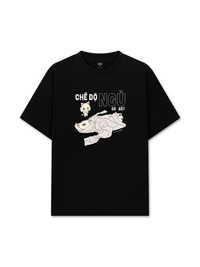 Áo Thun Relaxed Fit Hội Mèo Đi Ngủ