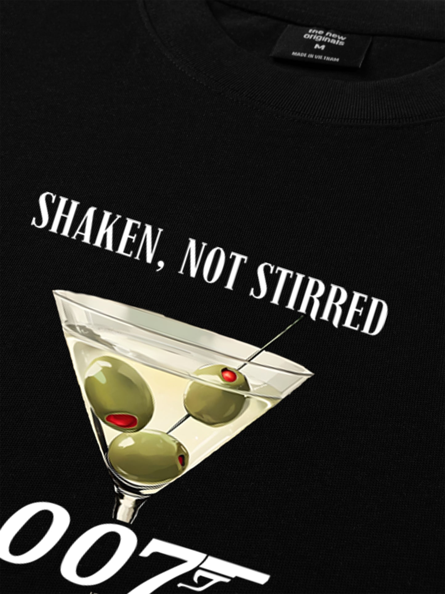 Áo Thun Relaxed Fit  Shaken, not Stirred