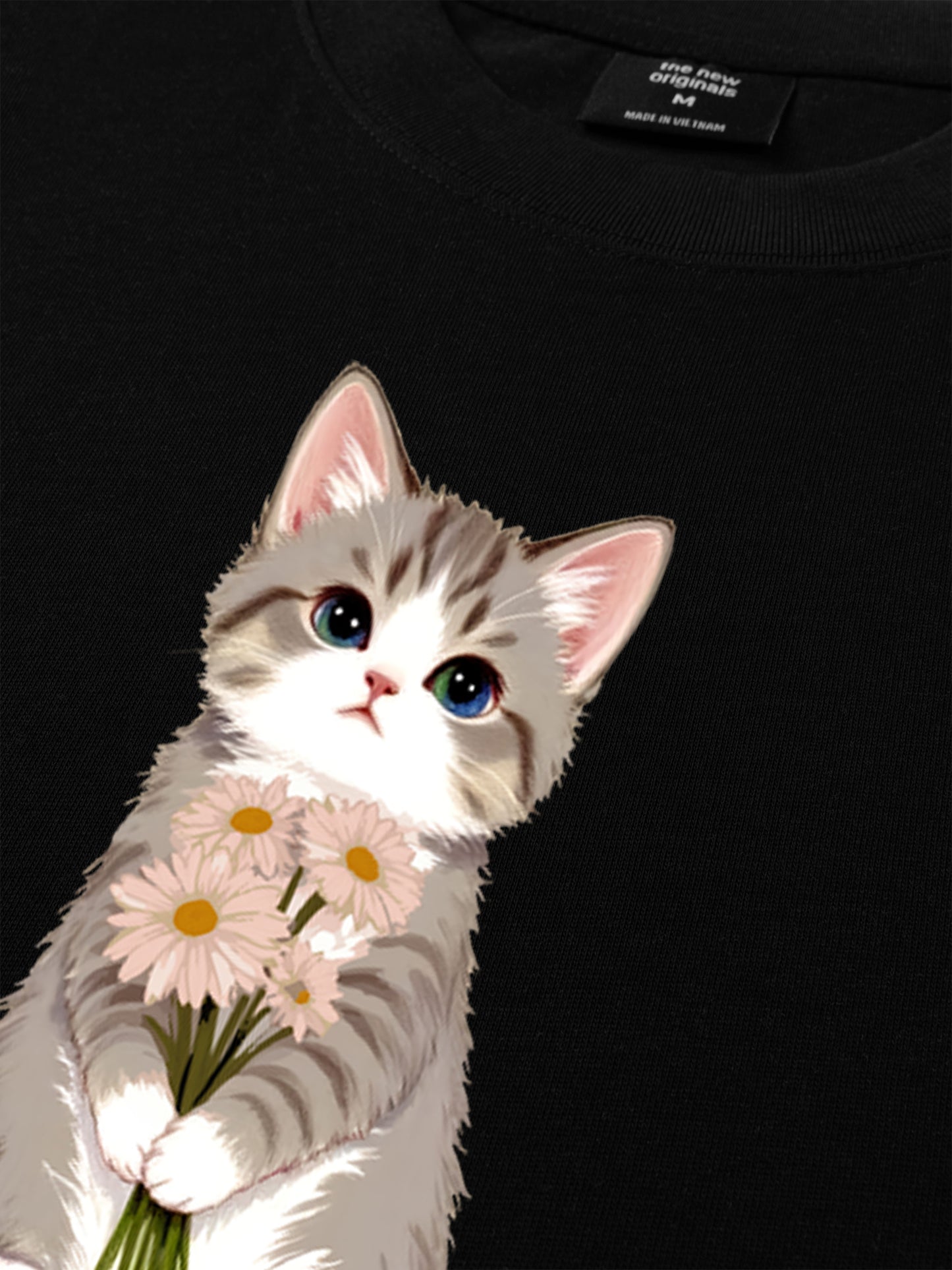 Áo Thun Relaxed Fit  Blooming Kitty