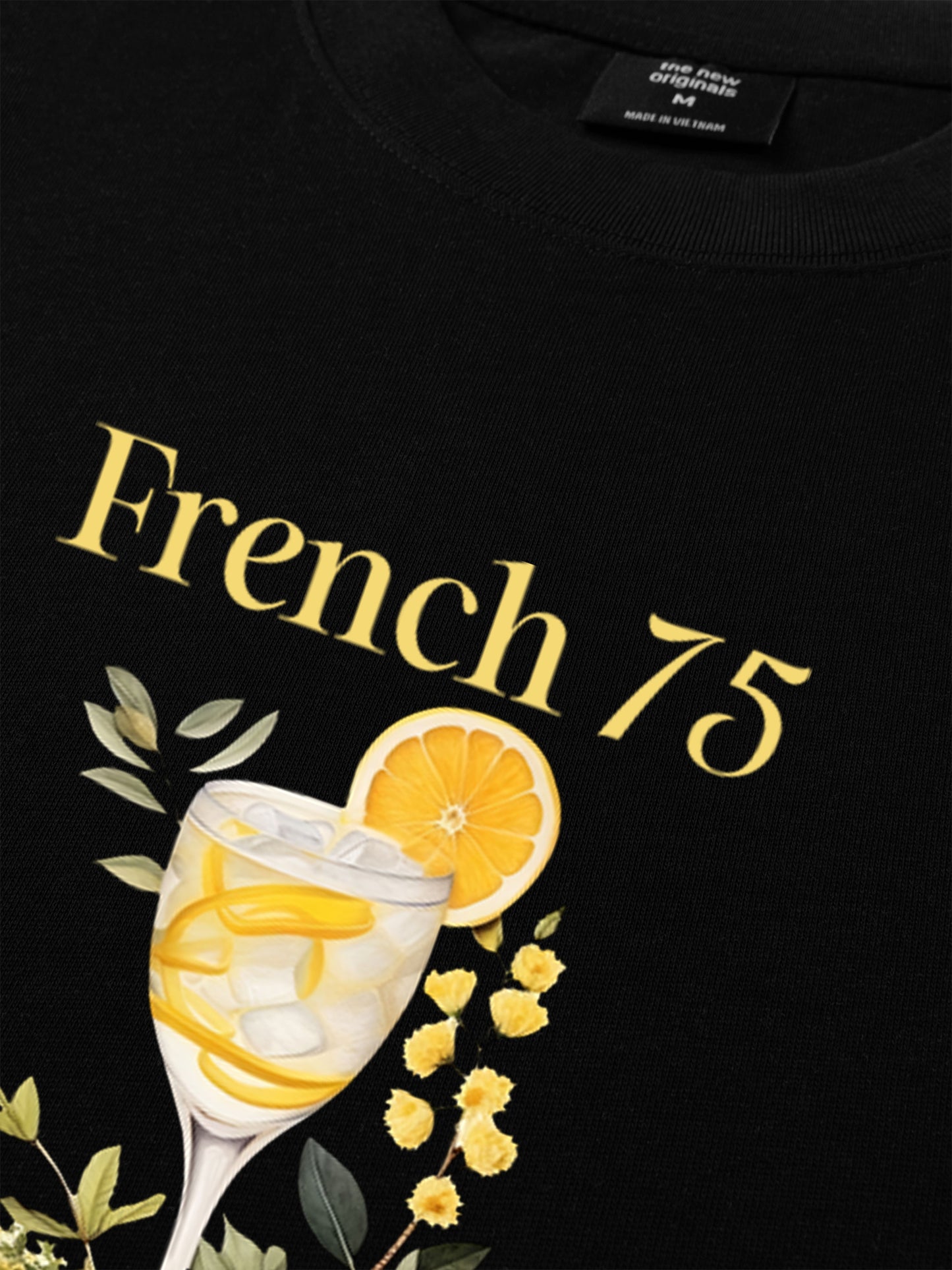 Áo Thun Relaxed Fit French 75 Cocktail