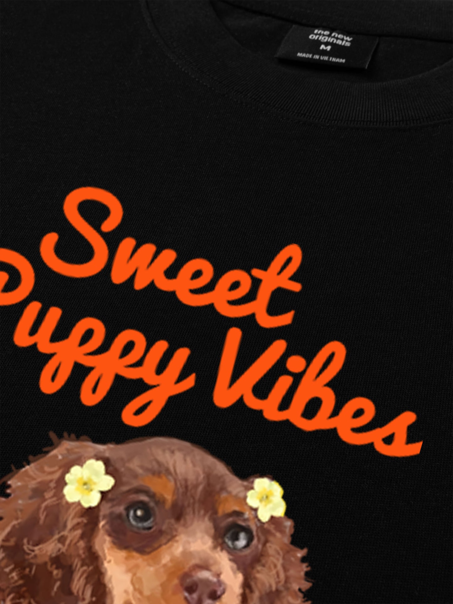 Áo Thun Relaxed Fit  Sweet Puppy Vibe
