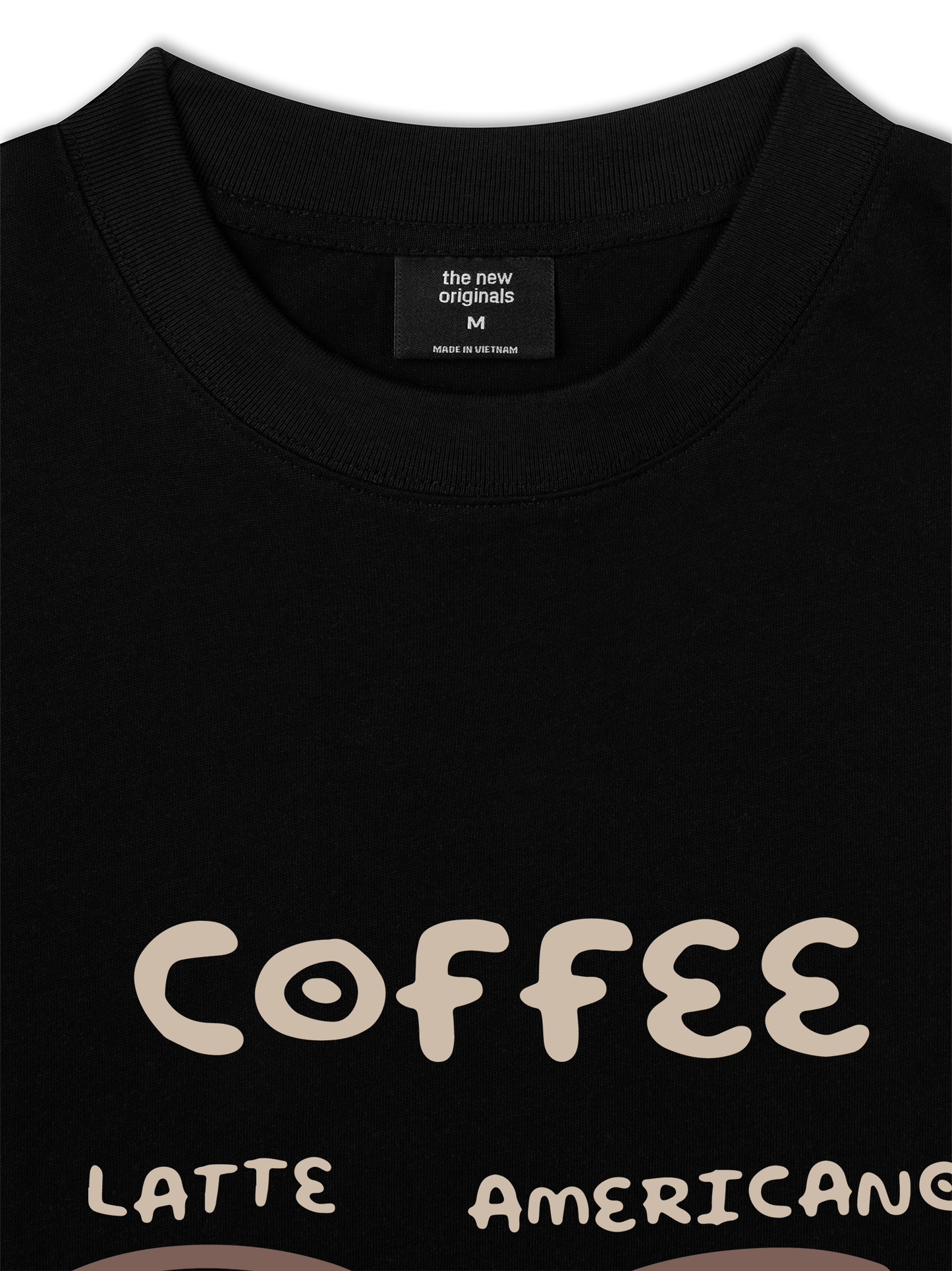Áo Thun Relaxed Fit Latte Americano Capuccino Mocha